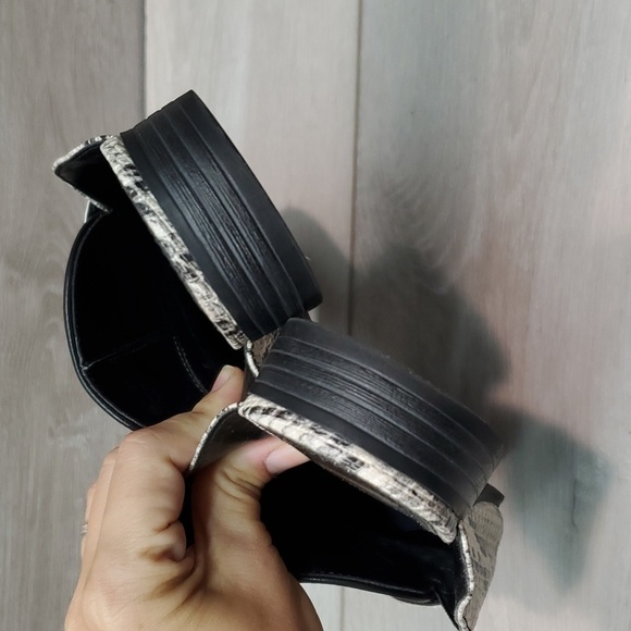 Circus by Sam Edelman Womens Hal Animal Snake Print mules shoes sz 9.5M - Picture 7 of 13